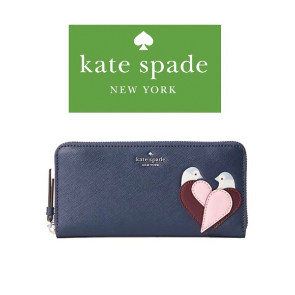 kate spade Handbags - Kate Spade Love Birds Continental Wallet Night Cap
